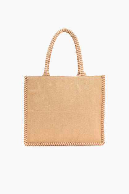 Palm Dunes Embellished Handbag