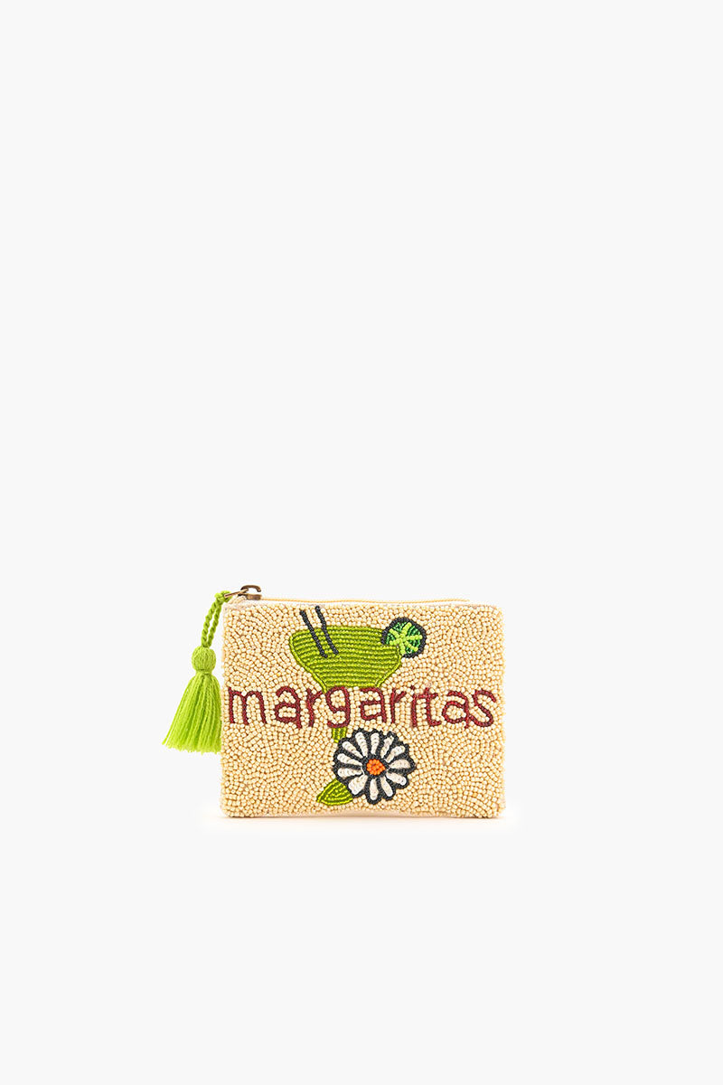 Margarita Vibe Beaded Cocktail Pouch