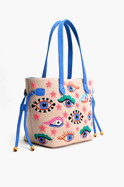 Mystic Gaze Pink Tote