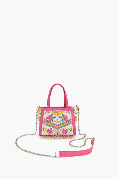 Allie Rose Beaded Top Handle Bag