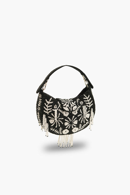 Night fall beaded handheld Bag