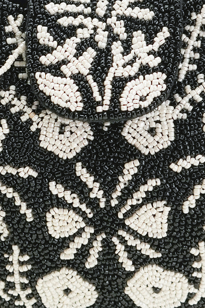 Night fall beaded handheld Bag