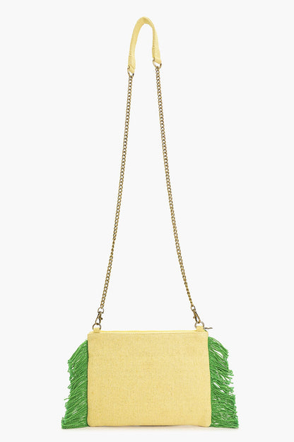 Tropical Toucan Fringe Cross Body