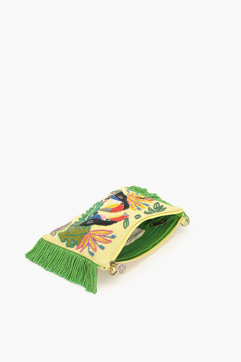 Tropical Toucan Fringe Cross Body