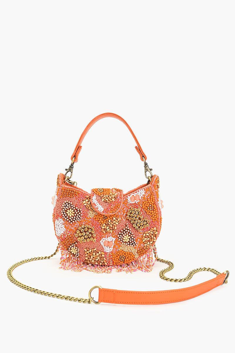 Maze Tangerine Top Handle Bag