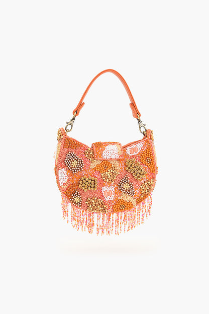 Maze Tangerine Top Handle Bag