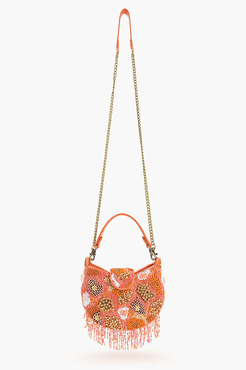 Maze Tangerine Top Handle Bag