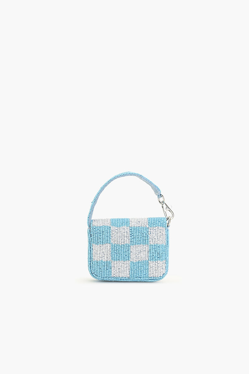 Azure  Chequred Mini Bag