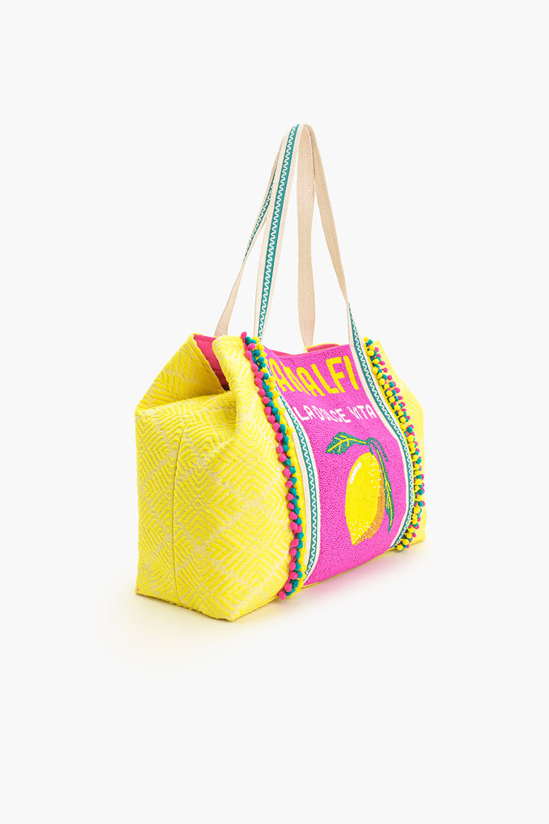 Amalfi Beaded Tote