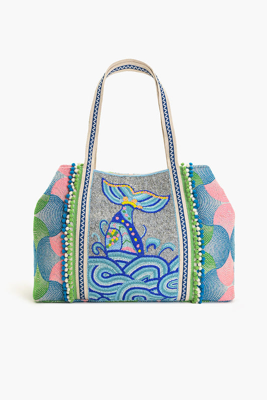 The Little Mermaid Beaded Tote