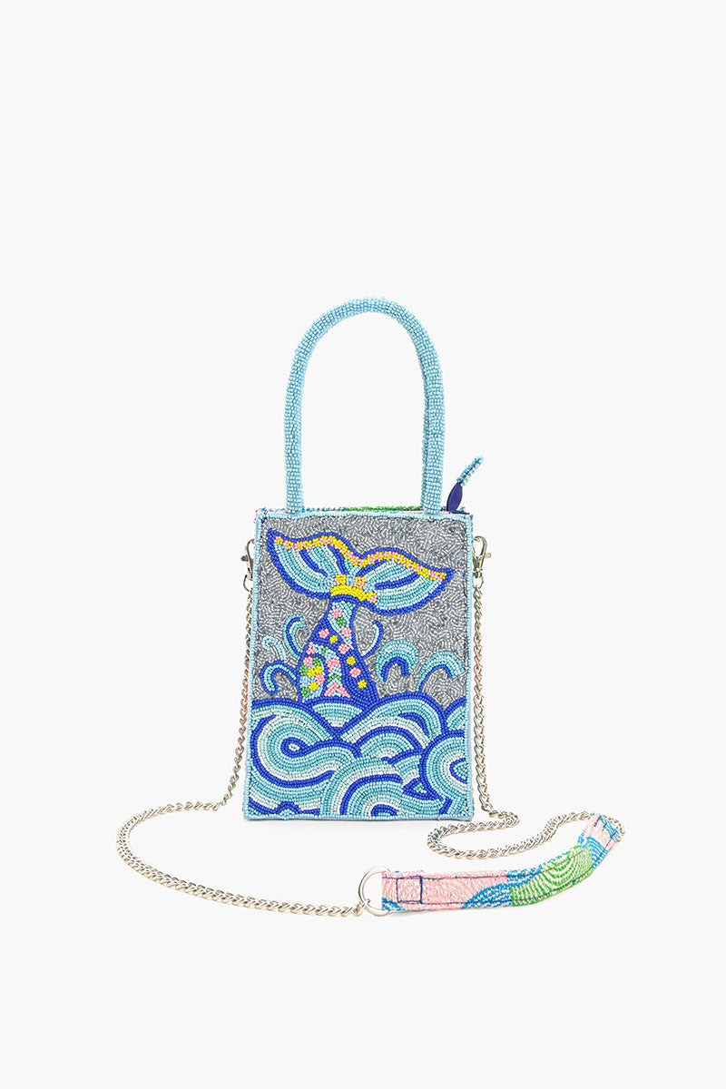 The Little Mermaid Beaded Top Handle Bag