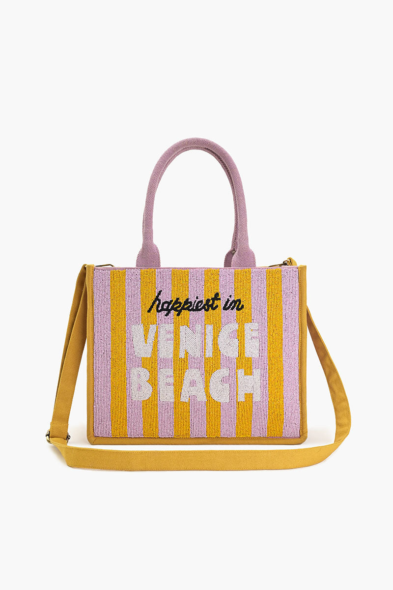 Venice Beach Beaded Tote