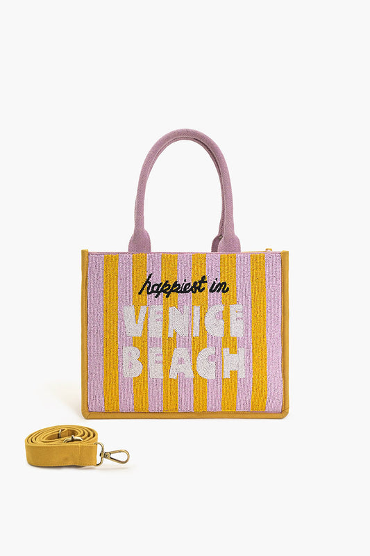 Venice Beach Beaded Tote