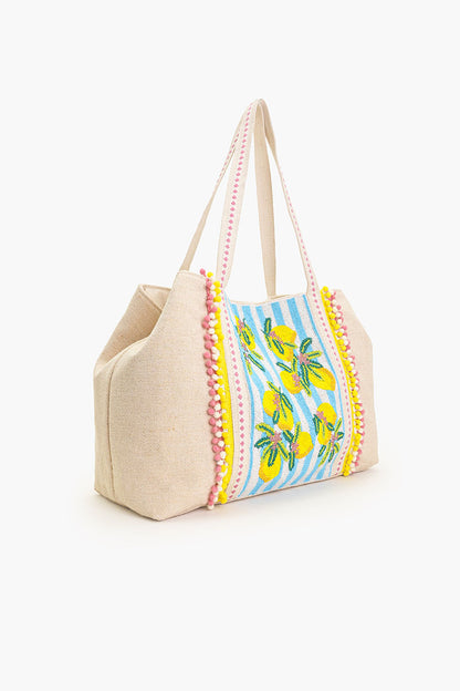 Limoncello Stripe Tote