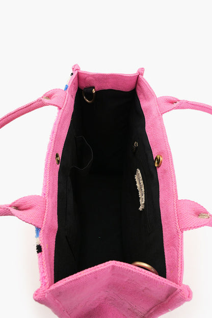 Whimsical Wonder Eye Pink Tote