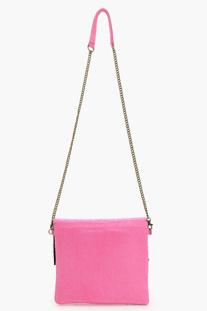 Whimsical Wonder Eye Pink Clutch