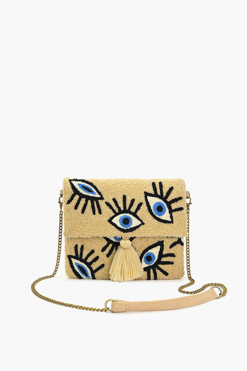 Whimsical Wonder Natural Clutch