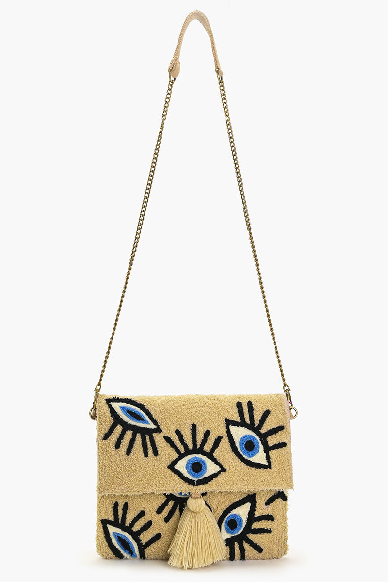 Whimsical Wonder Natural Clutch