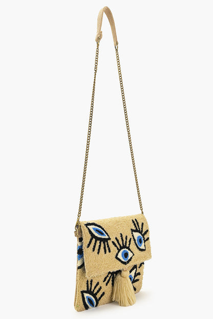 Whimsical Wonder Natural Clutch