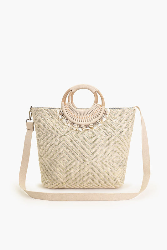 Shell Lurex Tote