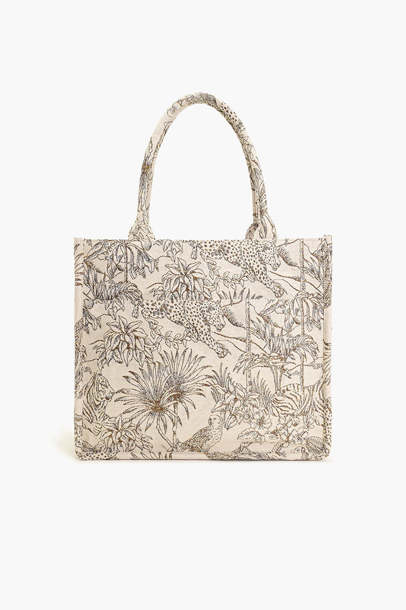 Wildscape Emnbelished Tote