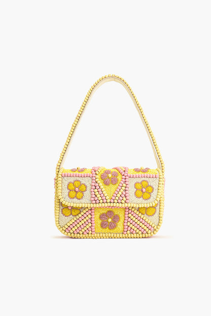 Butter Blossom Beaded Bag