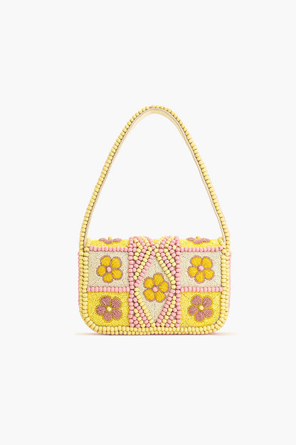 Butter Blossom Beaded Bag