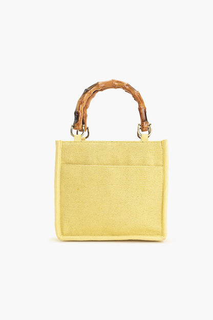 Butter Blossom Top Handle Bag