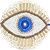 Shining Eyes Embellished Shoulder Bag