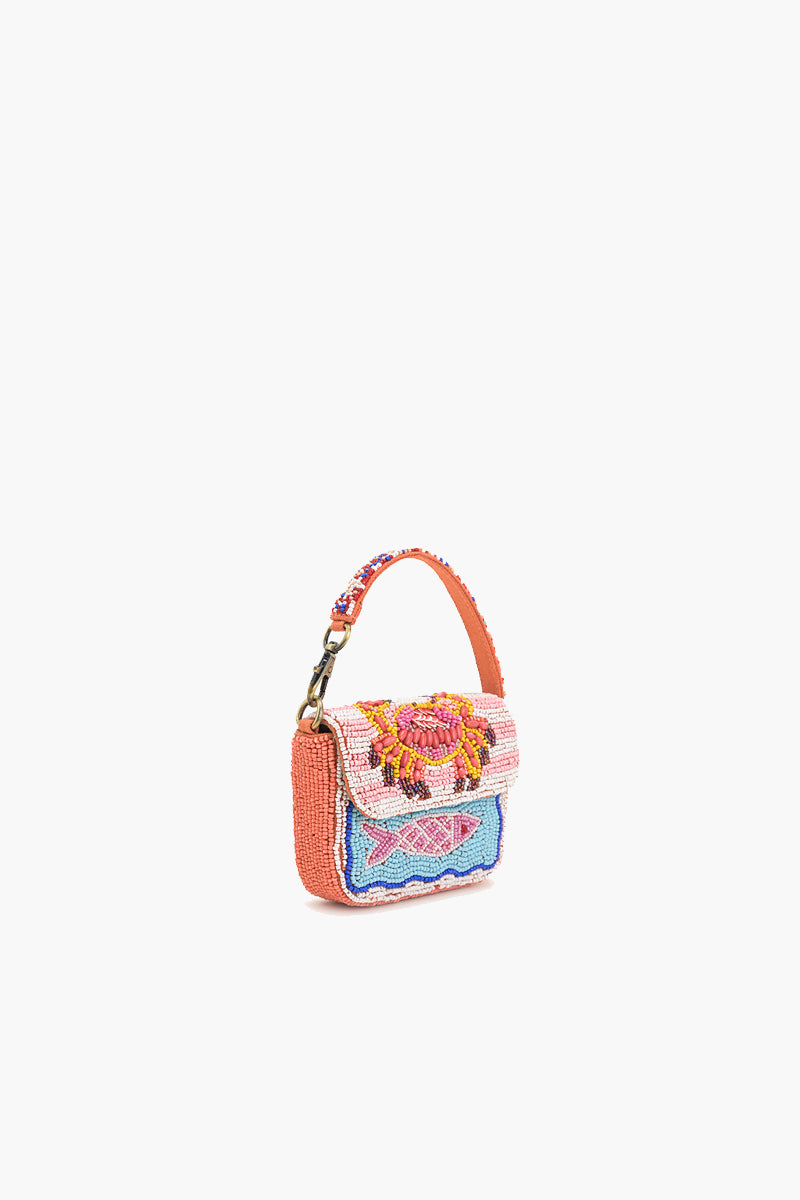 Sun & Sea Beaded Mini Bag