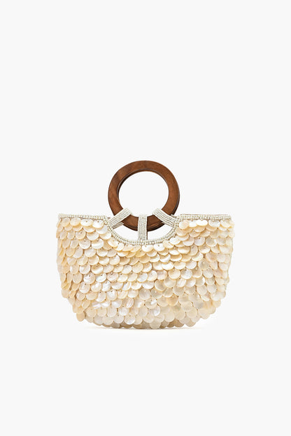 Mermaid Scale Top Handle Bag