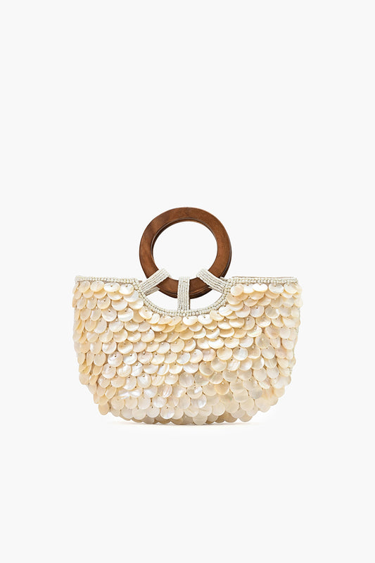 Mermaid Scale Top Handle Bag