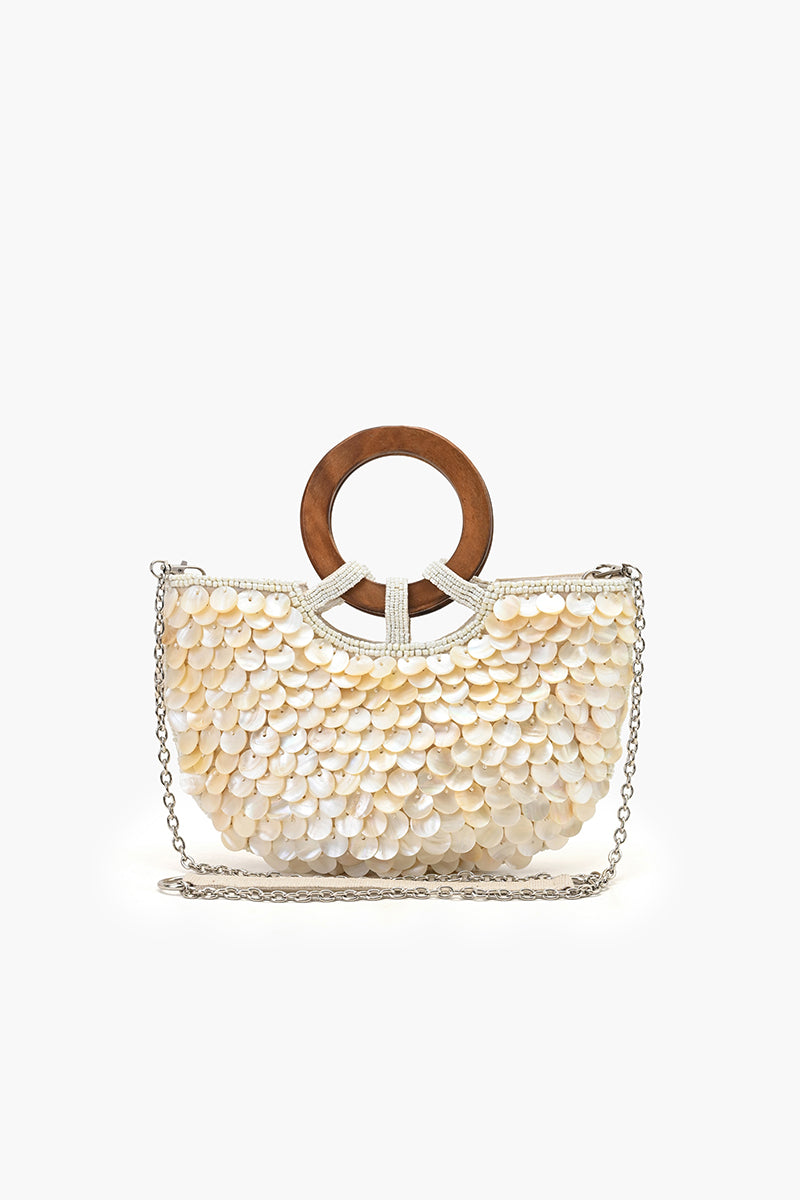 Mermaid Scale Top Handle Bag