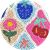 Mosaic Garden Beaded Shoulder Bag