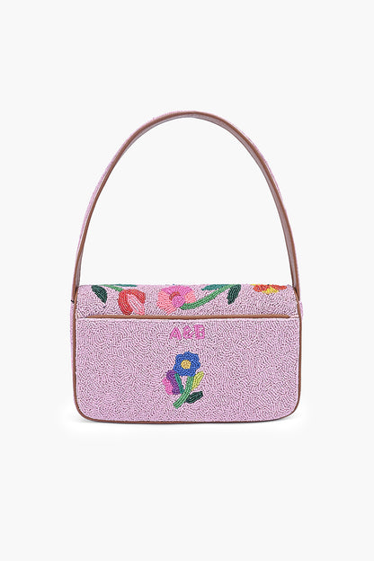 Floral Melody Embellished Shoulder Bag