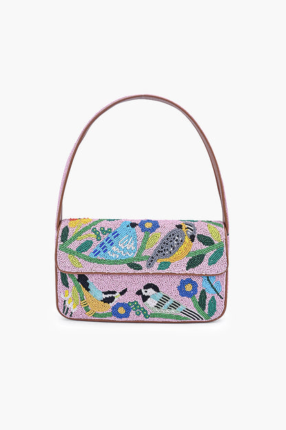 Floral Melody Embellished Shoulder Bag