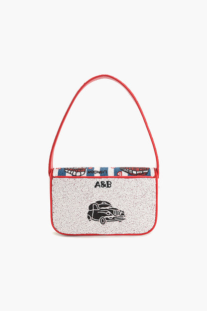 London Calling Beaded Shoulder Bag