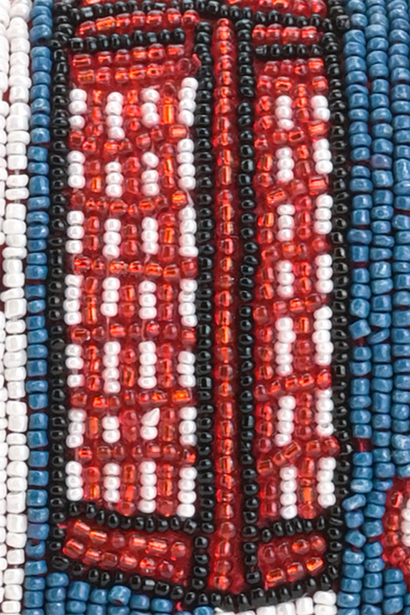 London Calling Beaded Shoulder Bag