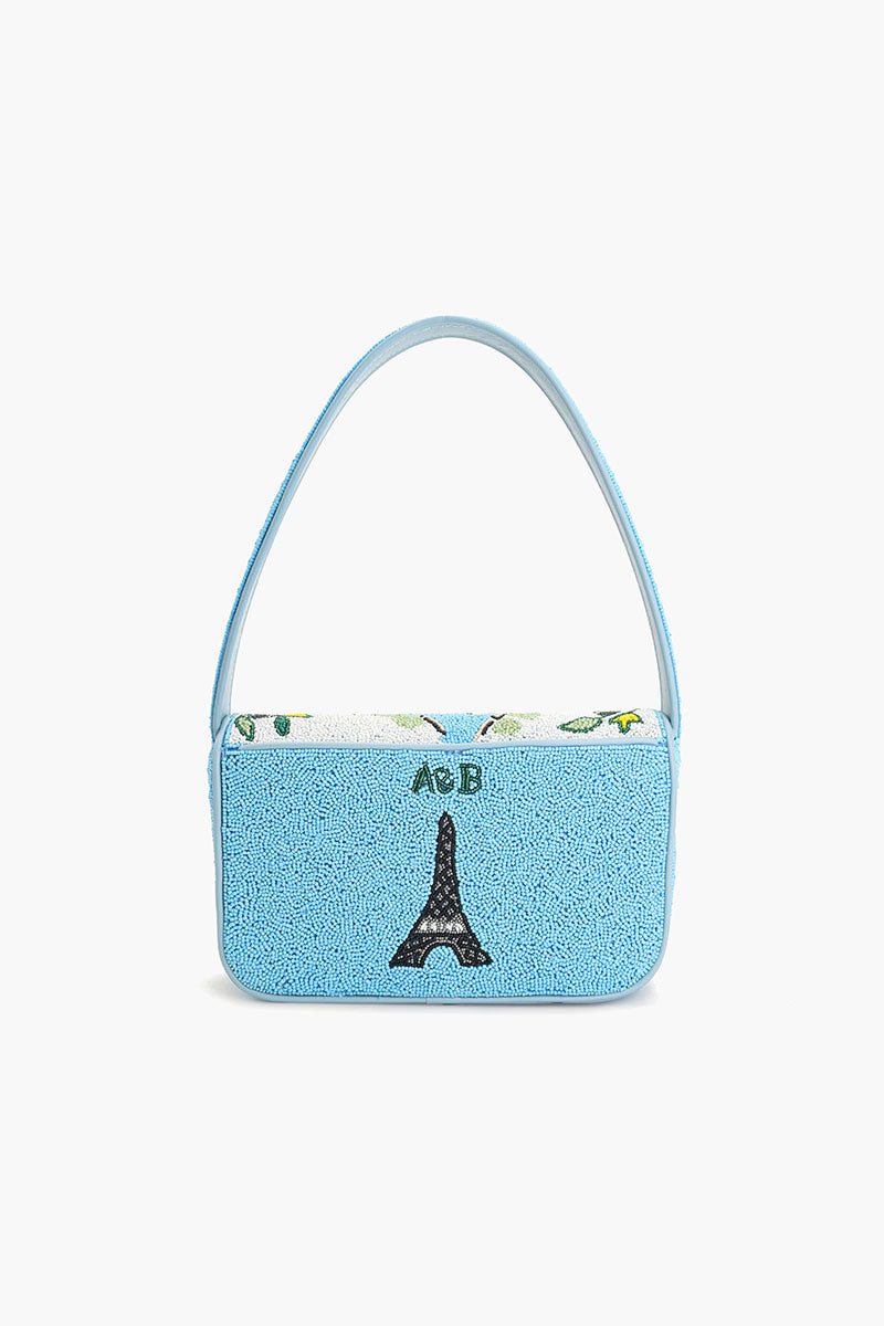 Santorini Sky  Embellished Shoulder Bag