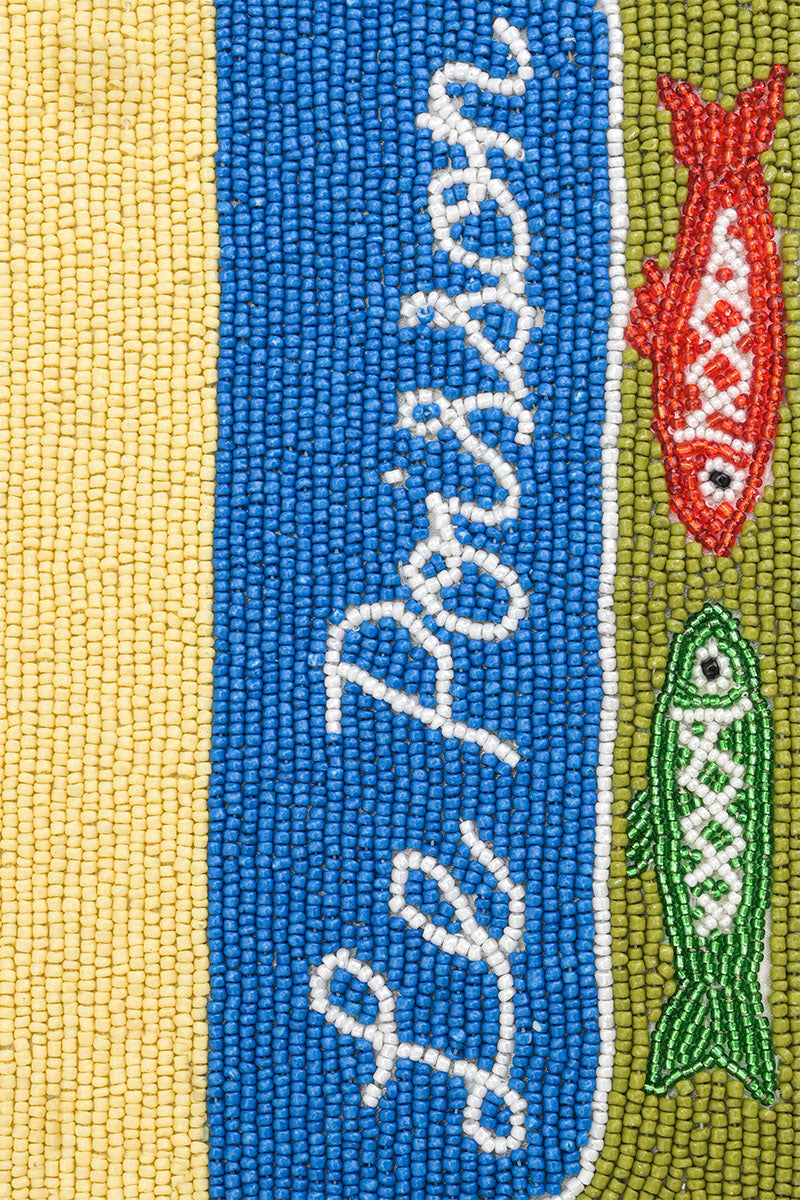 Fish Tales Beaded Shoulder Bag