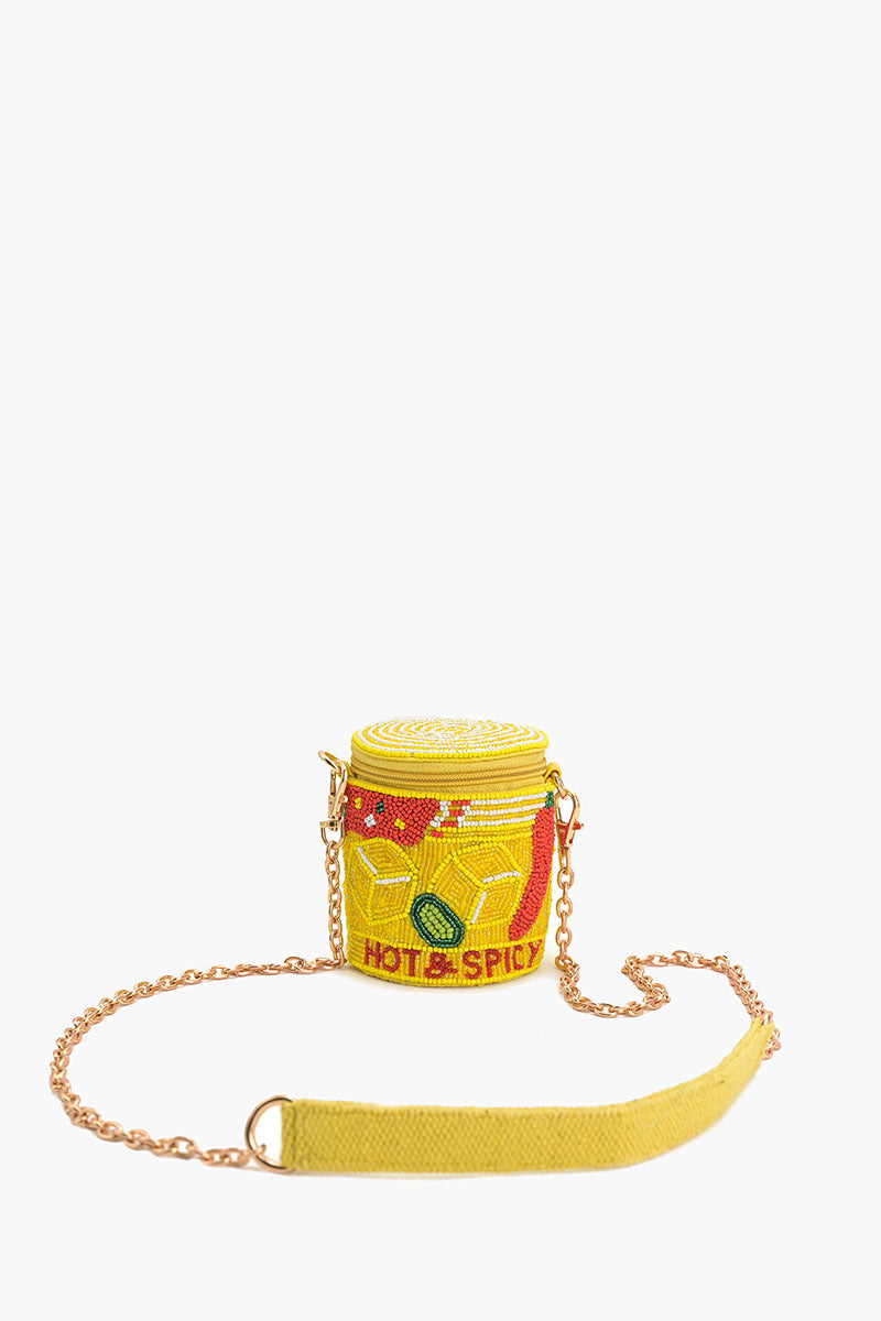 Chili Vibes Mini Beaded Bag
