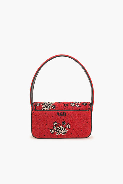 Leopard Scarf Beaded Shoulder Bag