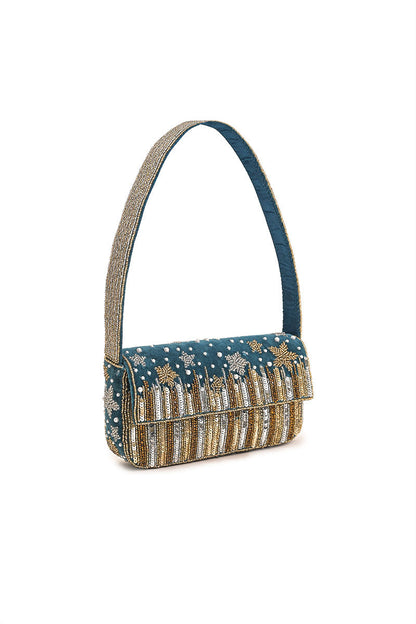 Star Beaded Party Shoulder Bag