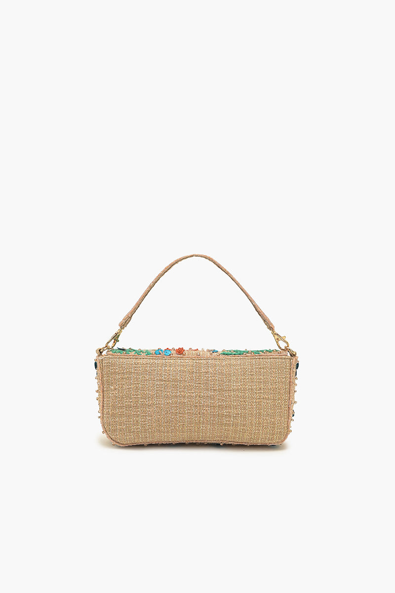 Natural Star Fish Beaded Shoulder Bag