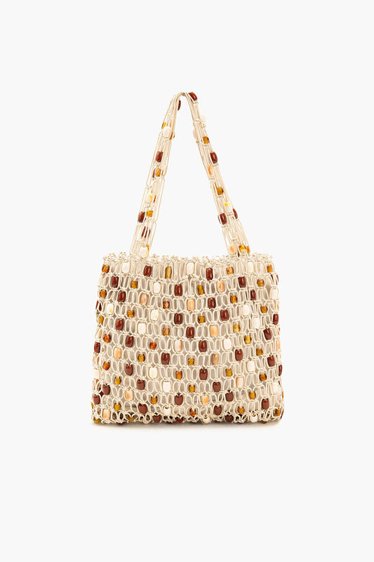 Crochet Beaded Market Tote