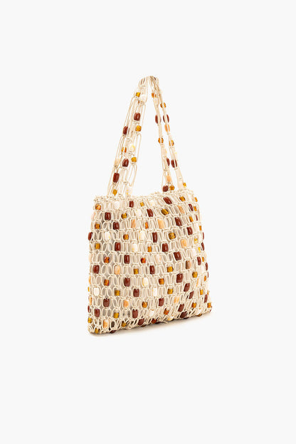 Crochet Beaded Market Tote