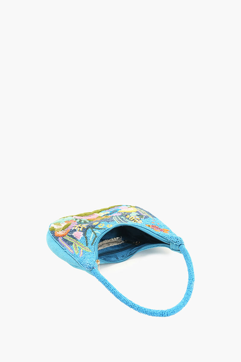 Ocean Inspired Beaded Shoulder Bag