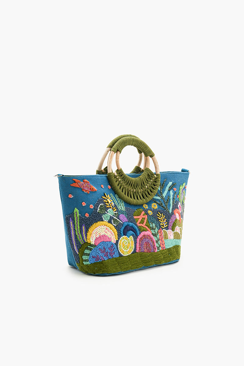 Ocean Inspired Mini Tote