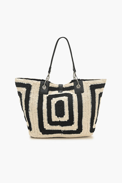 Square Crochet Oversized Tote
