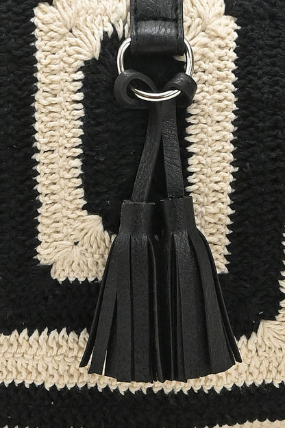 Square Crochet Oversized Tote